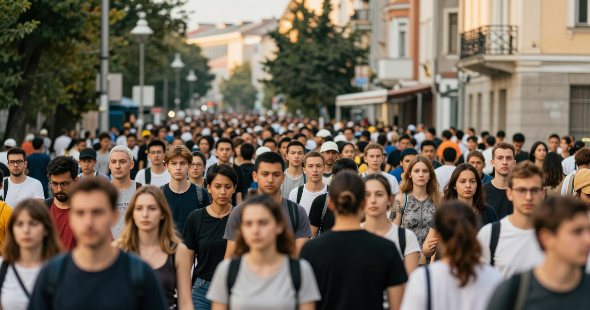 Как фотографировать людей в толпе